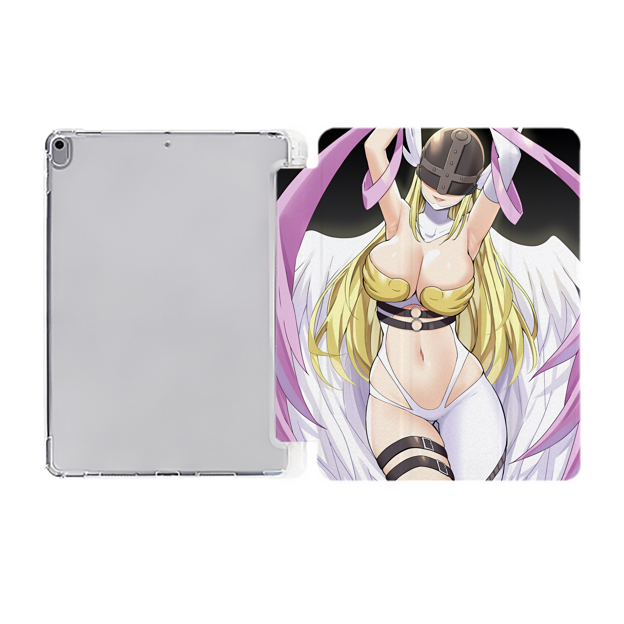 （画像用） Digimon デジタルモンスター/デジモン IPad ケース ペン収納付き 三つ折りスタンド PUレザー×シリコン 対応機種9.5/10.5/10.9インチ